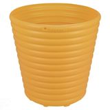 Cachepô Vaso Tramontina Mimmo em Plástico Amarelo 5,5 L Tramontina