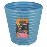 Cachepô Vaso Tramontina Mimmo em Plástico Azul 5,5 L Tramontina