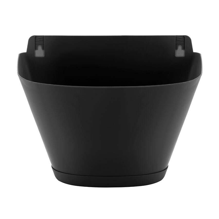 Vaso Desli Parede Nice 30 com Prato Preto