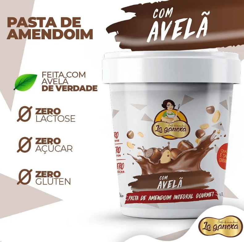 Pasta De Amendoim (1kg) Doce de Leite La Ganexa