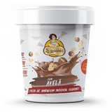 PASTA DE AMENDOIM (1KG) INTEGRAL GOURMET ZERO AÇUCAR E GLUTEN - LA GANEXA Avelã