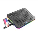 Base GAMER RGB para notebook c/ display digital FANs 70mm & 110mm NBC-600 C3TECH