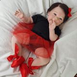 Bebê Reborn Menina Tecido Morena - Pronta Entrega