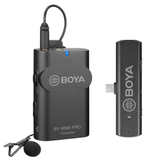 Microfone de Lapela Sem Fio Boya BY-WM4 Pro K5 para Dispositivos e Smartphones Android (USB-C)