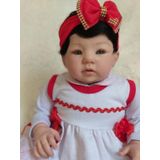 Bebê Reborn Menina Princesa Morena Original