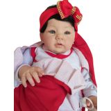 Bebê Reborn Menina Princesa Olhos Azuis