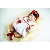 Bebê Reborn Menina Muito Linda + Chupeta e Mamadeira