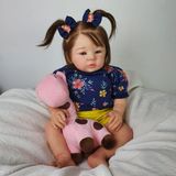 Bebê Reborn Menina Princesa Siliconada - Envio Imediato