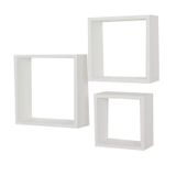 Trio Nicho Decorativo Quadro Sala Branco