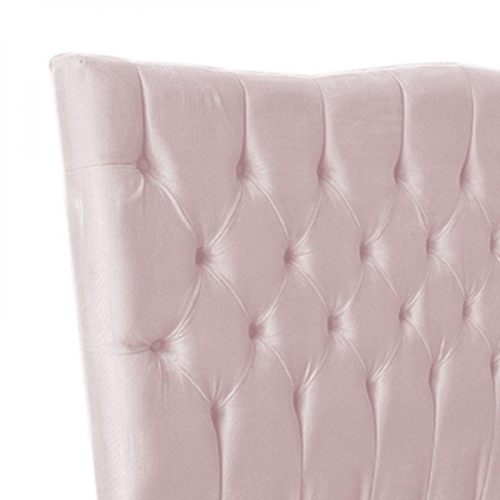 Cabeceira Cama Box Solteiro 90cm Capitonê Sofia Suede Rosa - Sheep ...