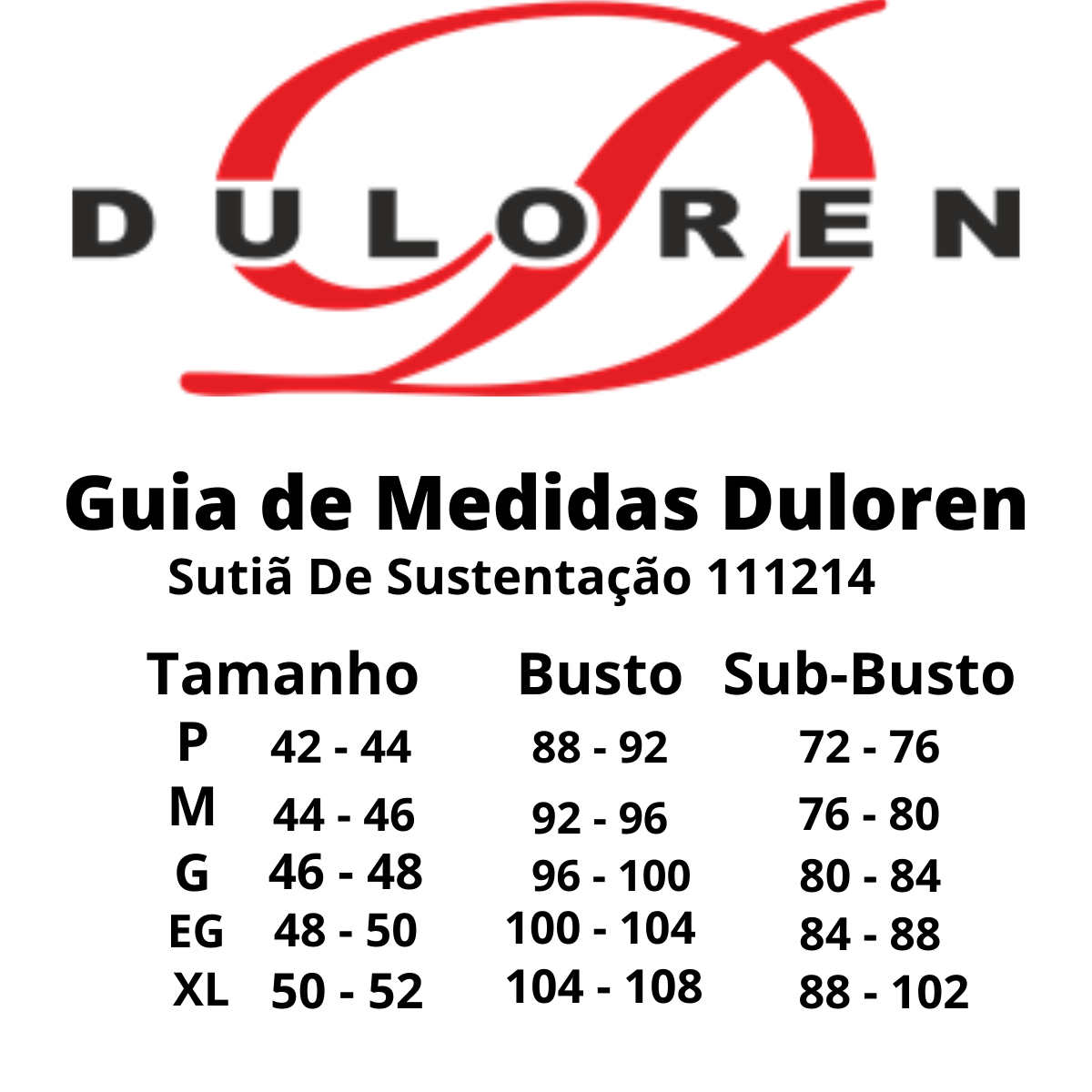 Sutiã Sustentação Reforçado Sem Bojo Duloren 111214