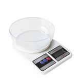 Balança de Cozinha Digital com Recipiente Carrefour Home Suporta até 5Kg SF400