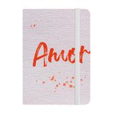 Caderneta de anotações Amor - 13x21 - 80 folhas - sem pauta