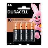 Pilha AA Duracell 4 Unidades