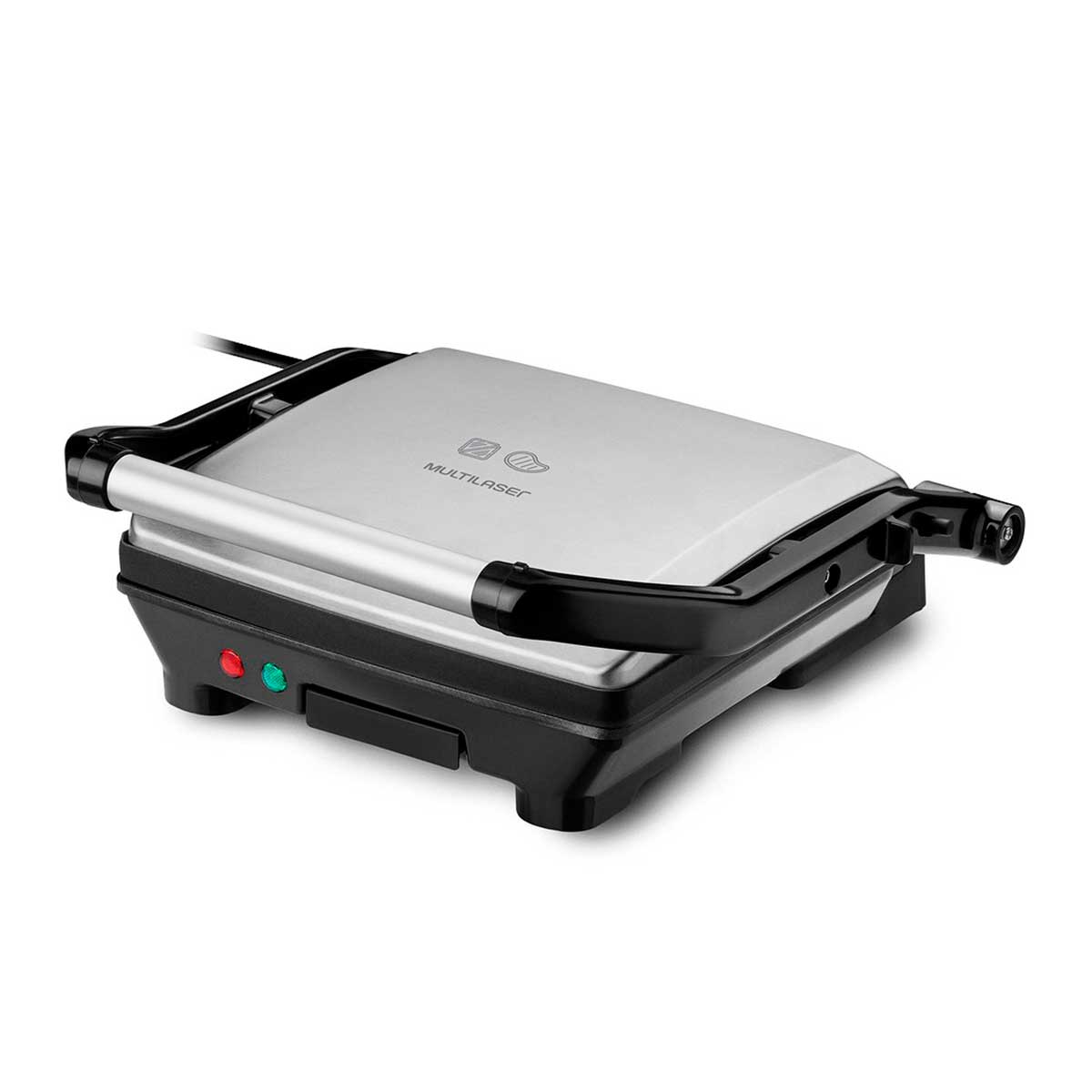 Grill Multilaser Gourmet Grill Panini 1500W Chapas Flutuantes e Revestimento Antiaderente, Abertura 180 Graus Preto 110V é boa?