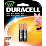 Pilha Duracell Alcalina AAA C/2 unidades