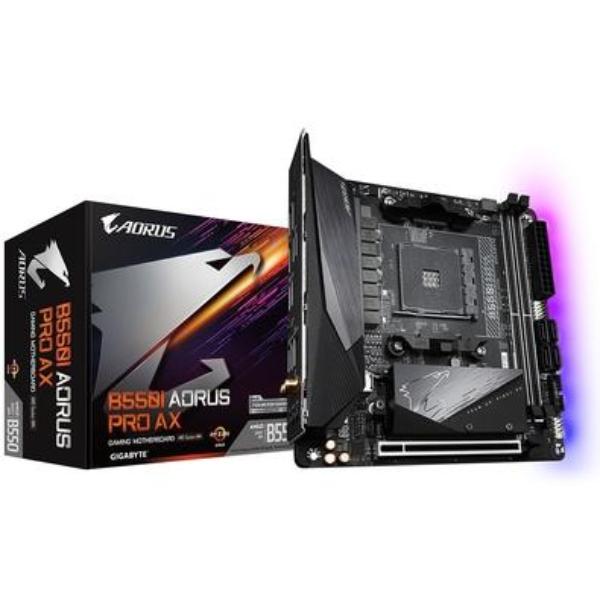 PLACA MAE GIGABYTE AMD (AM4) DDR4 MINI-ITX - B550I AORUS PRO AX 1.0