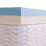 Pillow Top Visco Nasa Gel + Látex HR Foam Queen 8cm - Aumar
