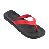 Chinelo Ipanema Masculino Anatômico Surf Preto/Vermelho 43/44