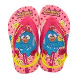 Chinelo Ipanema Crianca Galinha Pintadinha Afeto Baby Rosa/Amarelo 23/24