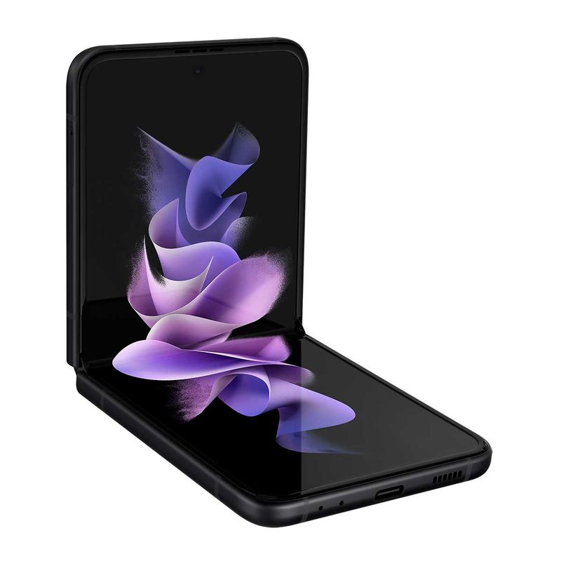 Smartphone Samsung Galaxy Z Flip3 5G 128 GB Preto Tela 6,7" Lateral Direito