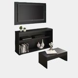 Rack com Painel para Tv 50 Polegadas e Mesa Centro Bragança Multi Móveis