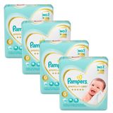 Kit Fralda Pampers Premium Care Mega Tamanho G 120 Unidades