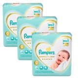 Kit Fralda Pampers Premium Care Mega Tamanho G 90 Unidades