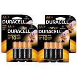 Kit Duracell Duralock Pilha Alcalina AA c/32