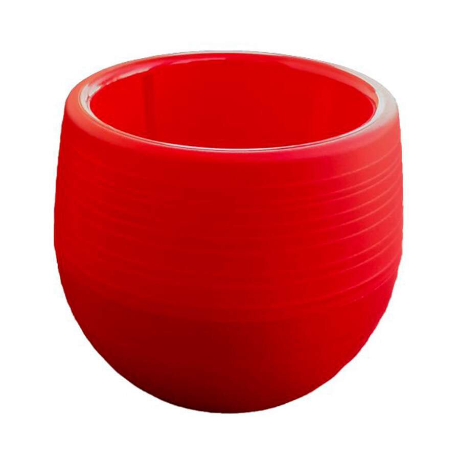 Vaso Terral Bigball Vermelho para Jardim