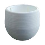 Vaso Terral Bigball Branco para Jardim