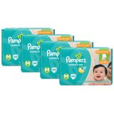 Kit Fralda Pampers Confort Sec Tamanho M com 176 Unidades