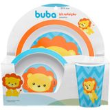 Kit Refeição Animal Fun - Leão Buba