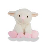 Ovelha de Pelúcia 25 cm - M Decoração Quarto Bebê Rosa