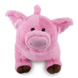 Porco de Pelúcia 30 cm Rosa com Patinha Rosa