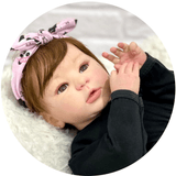 Bebê Reborn Menina  Real  Inteira Vinil Silicone Banho
