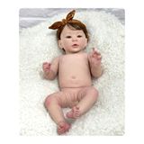 Bebê Reborn Menina  Real Silicone, Toma Banho Pronta Entrega