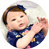 Bebê Reborn Menina  Realista  Inteira Vinil Silicone Banho