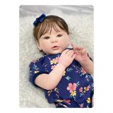 Bebê Reborn Menina Silicone, Toma Banho Pronta Entrega