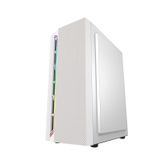 Gabinete Gamer Bluecase Bg-033, Branco, Led Rgb