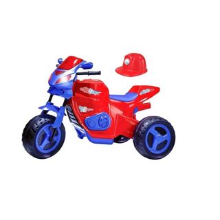 Triciclo Tico Tico Velo Toys Vermelho com Capacete Motoca Infantil