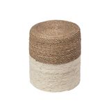 Puff Tambor Rattan - Natural