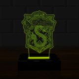 Luminária Led 3D Harry Potter Abajur 3 - Verde