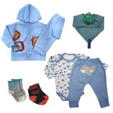 Kit Bebê 7 Peças Conjunto Soft e Conjunto Body Mijão Naninha