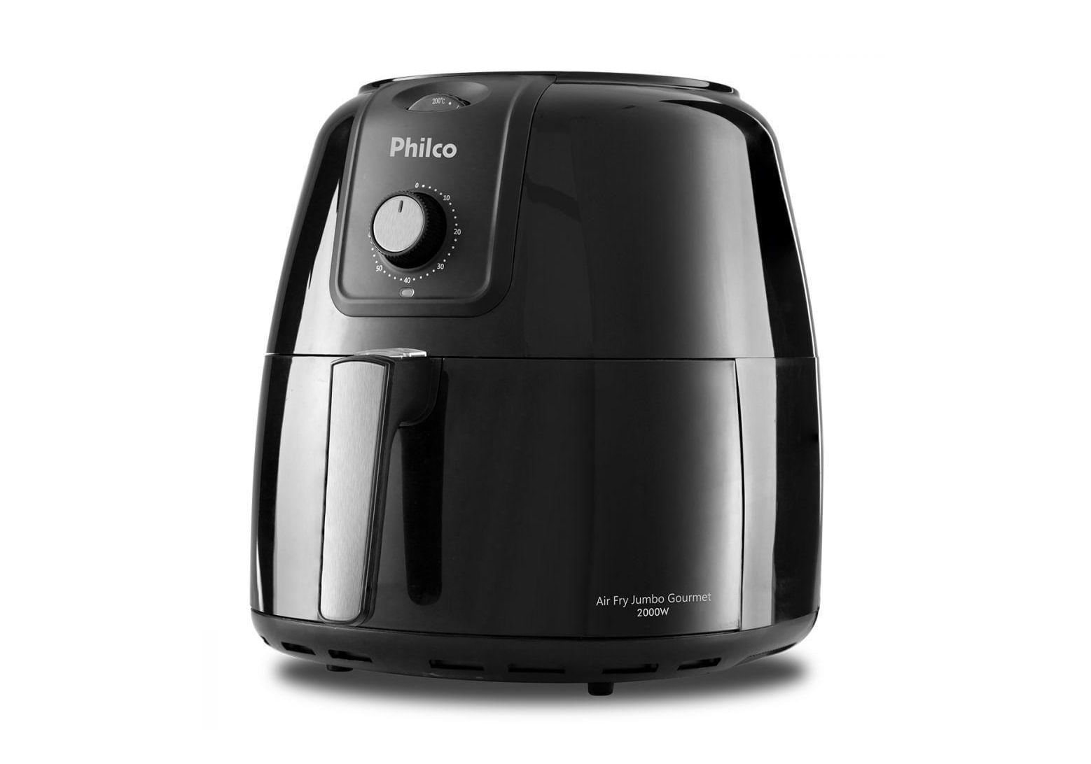 Fritadeira Elétrica Sem Óleo Air Fryer Philco Gourmet PFR13P 8L Preta