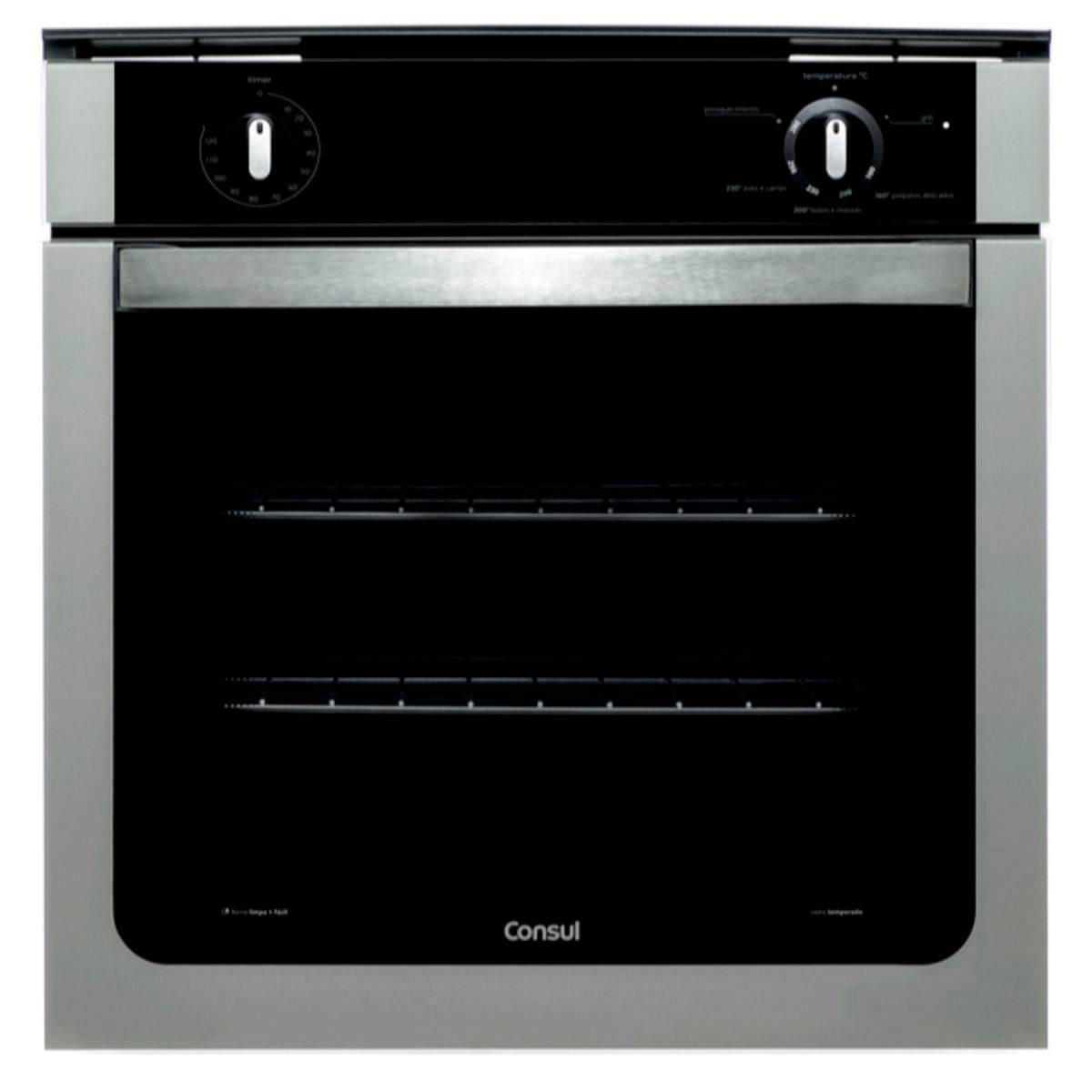 Forno a Gás de Embutir Consul COA84BR 78L Inox 220V