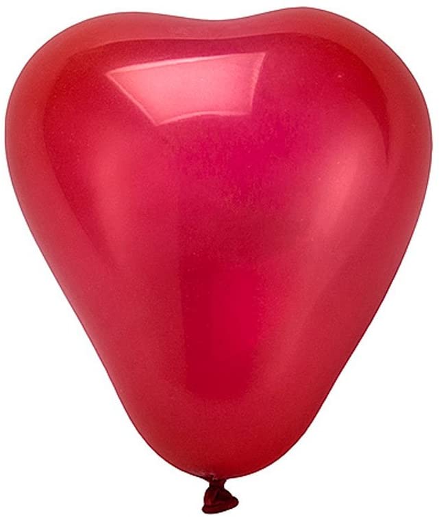 Balão Coração Nº 6 Vermelho com 50 unidades Regina Festas