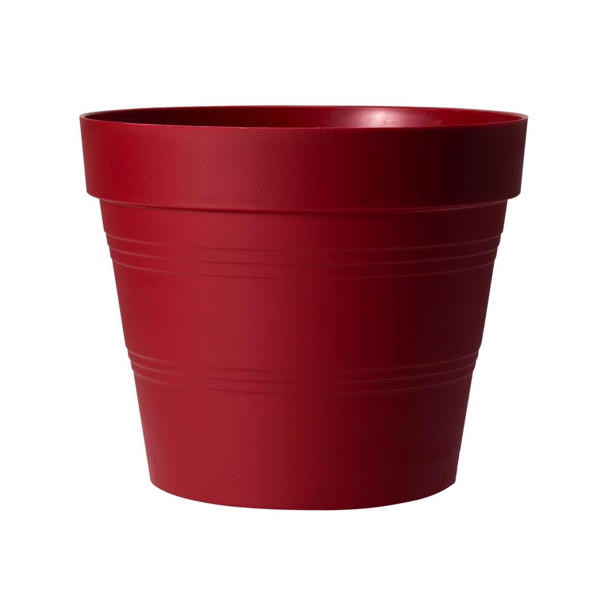 Vaso Veneza West Garden 15x15 cm Vermelho Escuro