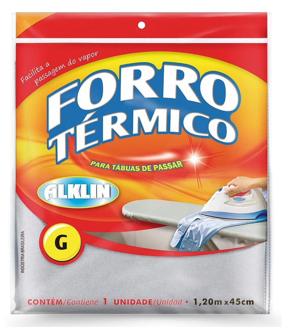 Forro Térmico Tábua De Passar Roupa 120x45 Alklin