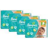 Kit Fralda Pampers Confort Sec Tamanho G com 152 Unidades